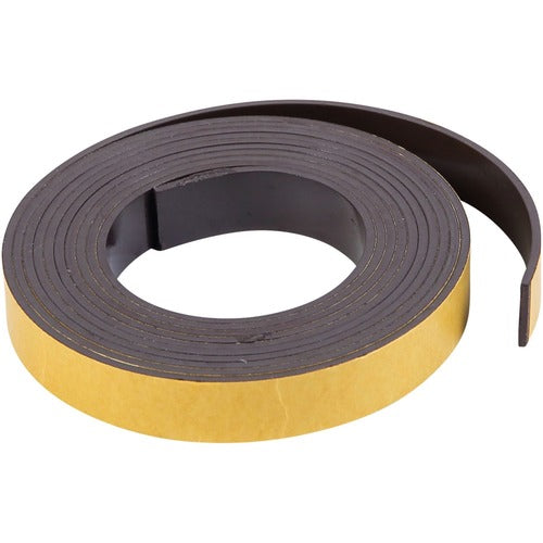 Bi-silque  Magnetic Adhesive Roll, 1/2"x7', Black