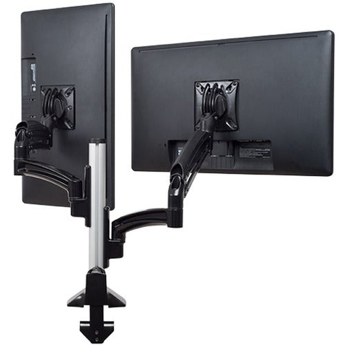 CHIEF  Monitor Mount, Dual, Reduced Height, 20" Range, Black