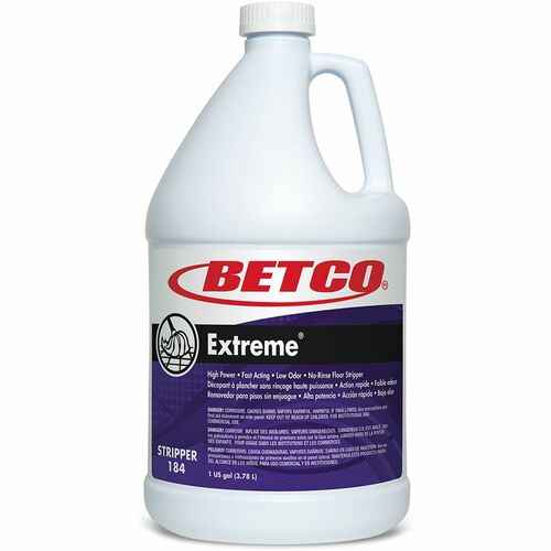 Betco Corporation  Floor Stripper, Concentrated, Lemon Scent, 5 Gal, 4/CT, GN