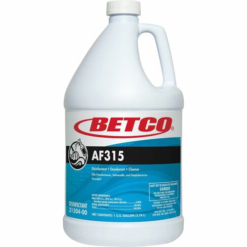 Betco Corporation  Disinfectant/Detergent/Deodorant,Conc,1 Gal,Turquoise