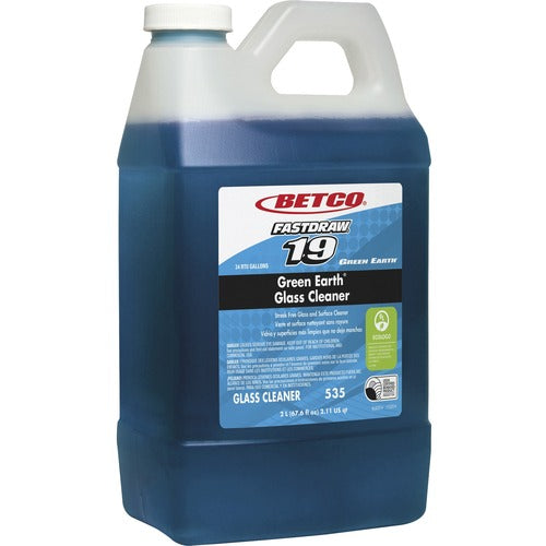 Betco Corporation  Cleaner, f/Glass&Hard Surfaces, Conc, 2 L, Blue