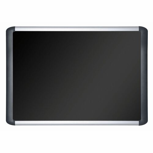 Bi-silque  Bulletin Board, Soft-Touch, 24"x36", Black