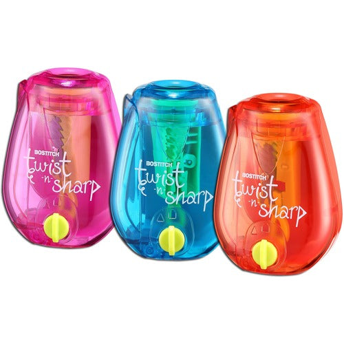 Bostitch (Stanley Bostitch)  Pencil Sharpener, Twist-N-Sharp, Assorted