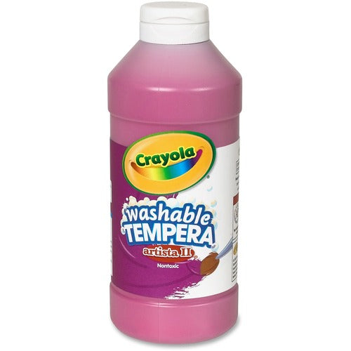 Crayola  All-Purpose Arista Tempera Paint, Nontoxic, 16oz., Magenta