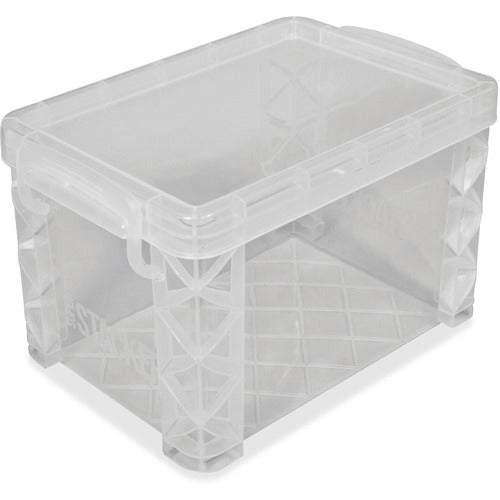 Advantus Corp.  Card File Box, Super Stacker, 4"x6", Clear