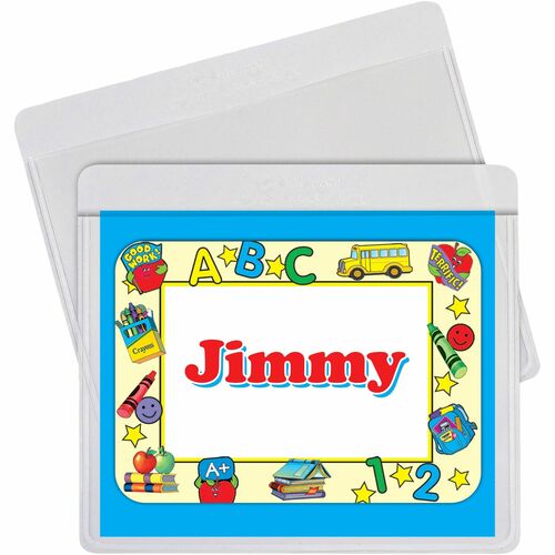 C-Line  Labeling Pocket, Self-Adhesive, 4"x3/50"x3-3/5", 25/PK, CL