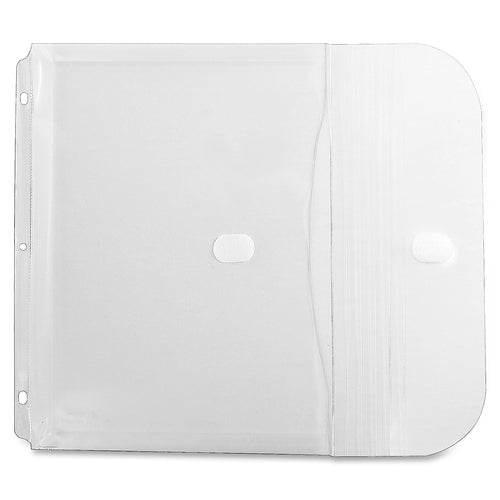 C-Line  Binder Pocket, 1" Capacity, 8-1/2"x11", 5/PK, Clear
