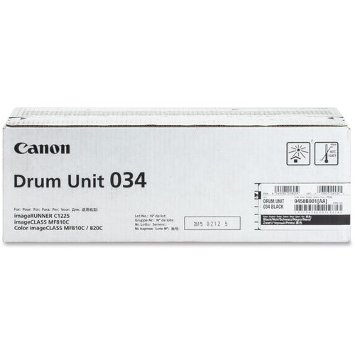 Canon  Drum Unit, f/ MF810CDN/820CDN, 34,000 Page Yield, BK