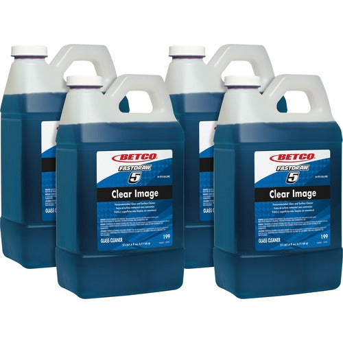 Betco Corporation  Cleaner, f/Glass/Surfaces, Conc, 1/2 Gal (2L), 4/CT, Blue