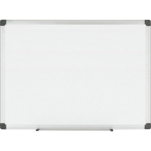 Bi-silque  Magnetic Porcelain Board, 3'x4', Aluminum