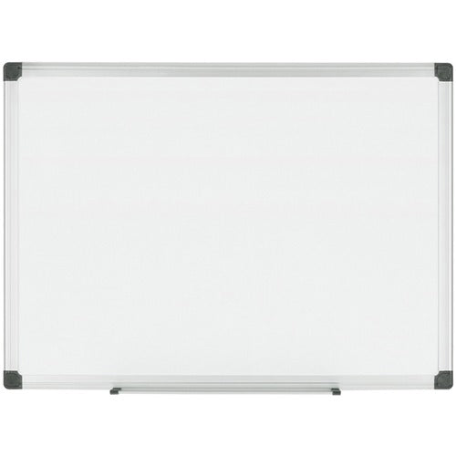 Bi-silque  Magnetic Porcelain Board, 4'x8', Aluminum