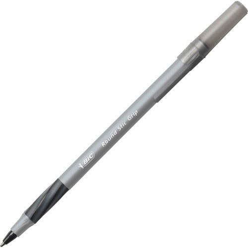 Bic  Round Stic Pen,Comfort Grip,Nonrefill,1.2mm,36/BX,BK Ink