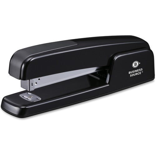 Business Source  Die-Cast Desk Stapler, 20Sht Cap, 210 Pcs, Black