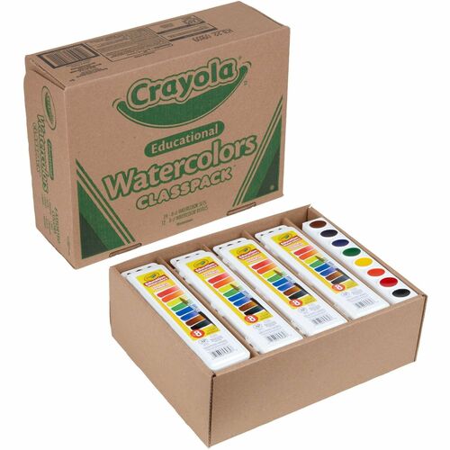 Crayola  Educational Watercolors Classpack, 36/BX, Ast