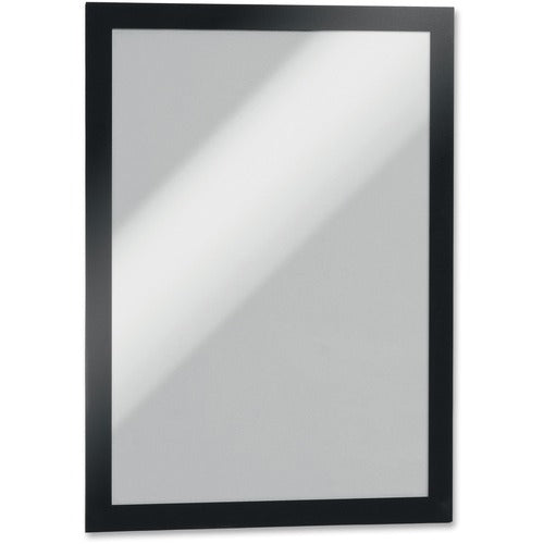 Durable Office Products  Adhesive Frame, Ltr, 9"x14", 2/PK, Black