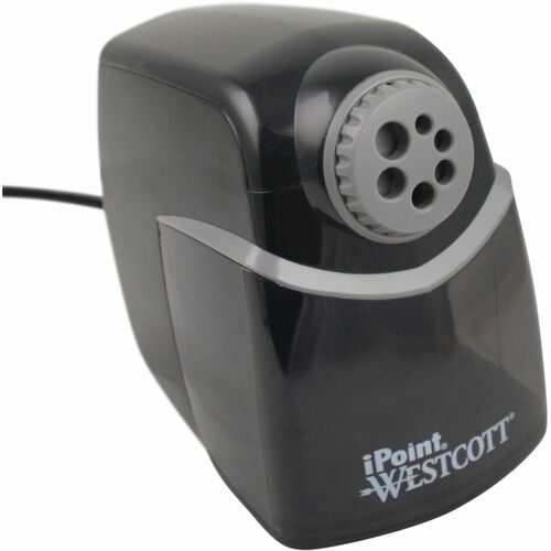 Acme United Corporation  Pencil Sharpener, 6-Hole, 5-3/4"Wx8-1/4"Lx7-3/4"H, Black