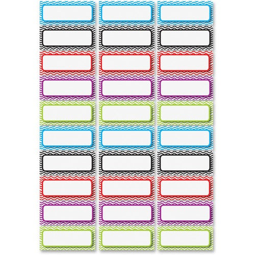 Ashley Productions, Inc.  Chevron Nameplate Magnets, 30/Pack, Multi