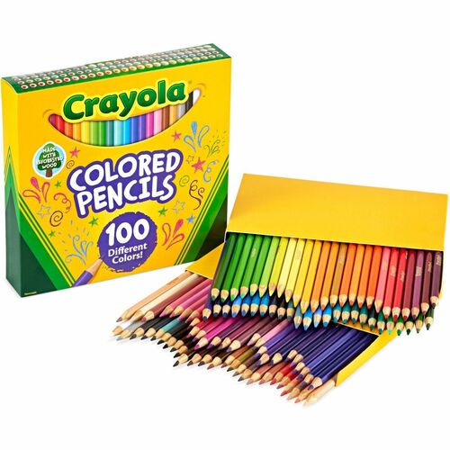 Crayola  Crayola Colored Pencils, Sharpened, 100/ST, AST