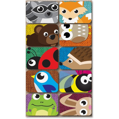 Ashley Productions, Inc.  Mini Whiteboard Erasers Critters, 2"x1-1/2"x3/4", 10/PK, MI