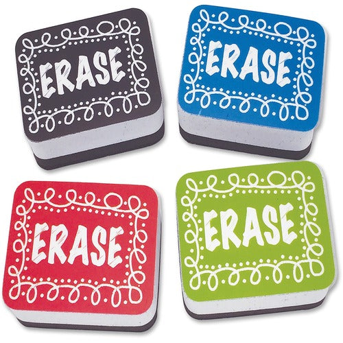 Ashley Productions, Inc.  Mini Whiteboard Erasers Chalk, 2"x1-1/2"x3/4", 10/PK, MI