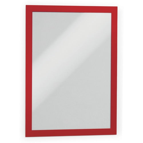 Durable Office Products  Adhesive Frame, Magnetic Seal, Letter, 8-1/2"x11", Red