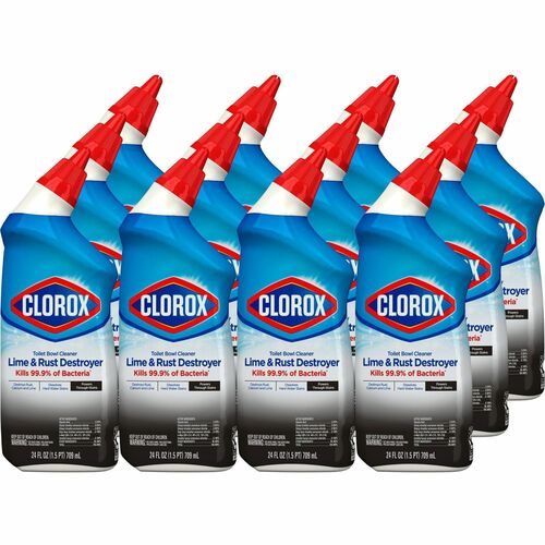 Clorox Company  Toilet Bowl Cleaner/Stain Remover,Angle Neck,24oz,12/CT,CL