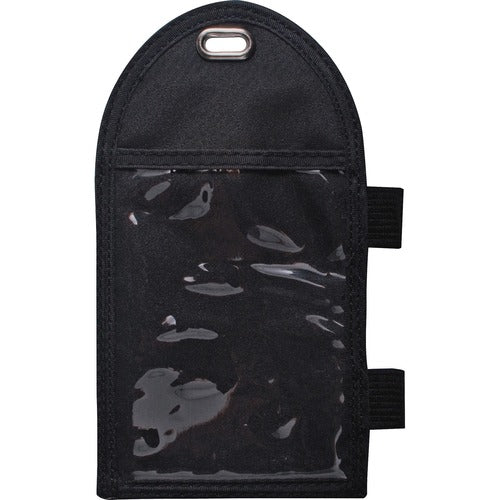Advantus Corp.  Badge Holder, Vert, 2-1/4"x3-1/2"Insert, 12/BX, Black/Clear