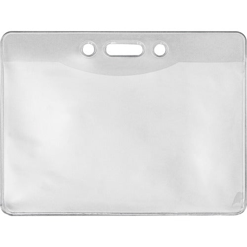 Advantus Corp.  Badge Holders, f/Govt, Horiz, 4"x2-3/4"Insert, 50/PK, Clear