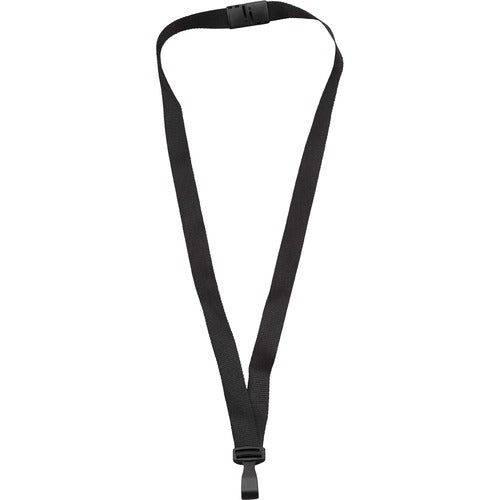 Advantus Corp.  Lanyards, Breakaway, w/Plastic Hook, 36"L, 12/PK, Black