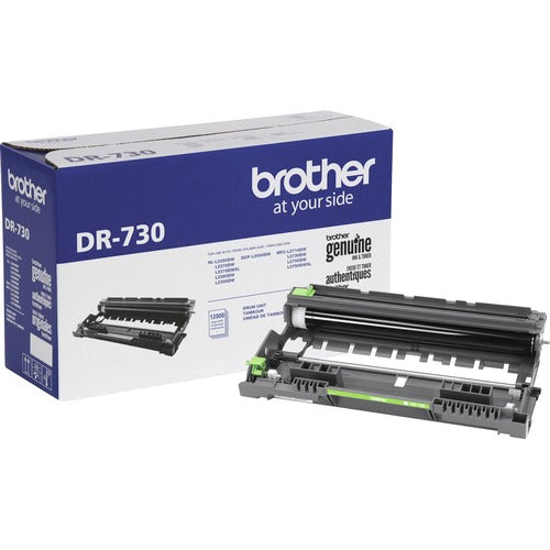 Brother  Drum Unit, DR-730, 12,000 Page Yield, BK