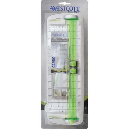 Acme United Corporation  Personal Trimmer, 6-9/10"Wx19-2/5"Lx1-3/5"H, White/Green