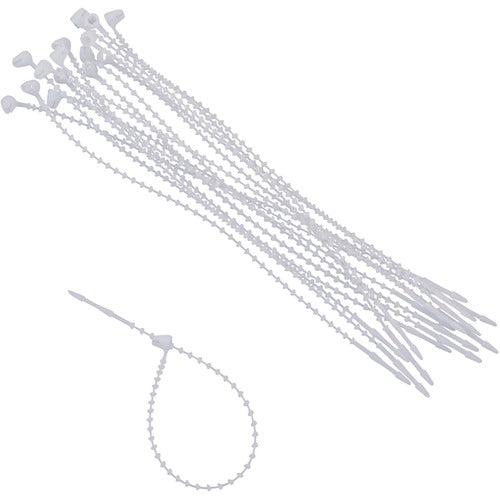 Advantus Corp.  Cable Tie, Permanent, 1/10"Wx1/4"Lx5-3/4"H, 250/PK, White