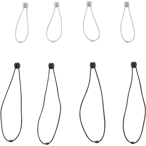 Advantus Corp.  Tie, Reusable, Small, 2 Sizes: 4-7/10"L&7-4/5"L, 8/PK, AST