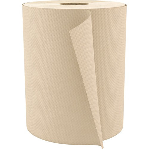 Cascades  Paper Towels, 1-Ply, 600'Lx7-4/5"H, 12/CT, Natural
