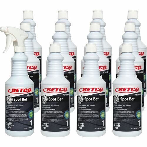 Betco Corporation  Stain Remover, Country Fresh, Trigger Spray, 12oz, 12/CT, CL