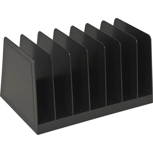 Business Source  Desk Sorter,7-Compartment,8-3/4"x5-1/2"x4-1/2",Black