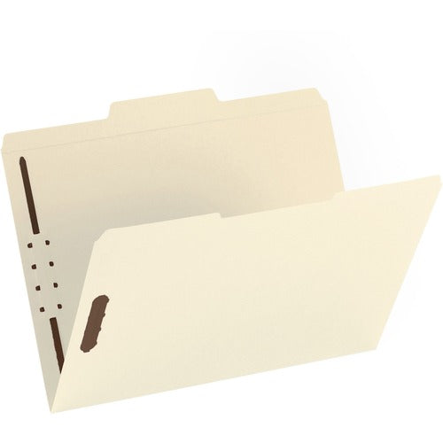 Business Source  Fastener Folder,w/2-Ply Tab,2 Fstnr,1/3 Tab,Ltr,50/BX,MA