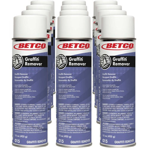 Betco Corporation  Graffiti Remover, Spray, Flammable, 15 oz Net Wght, 12/CT