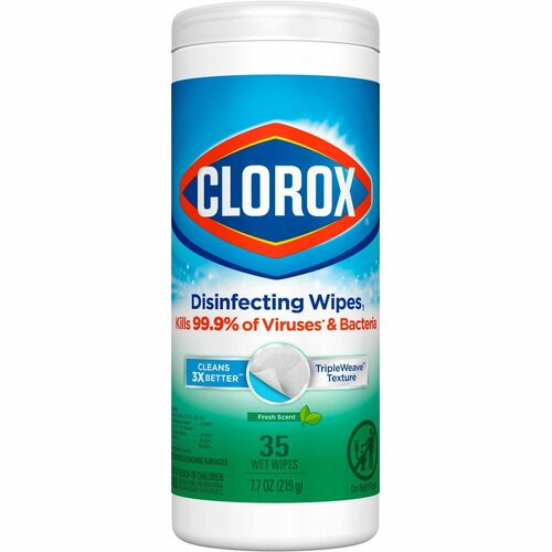 Clorox Company  Disinfecting Wipes,Fresh Scent,35 Wipes/Canister,840/PL,WE