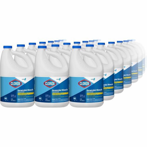 Clorox Company  Bleach, Germicidal, Concentrated, 121 oz, 84/BD, Clear