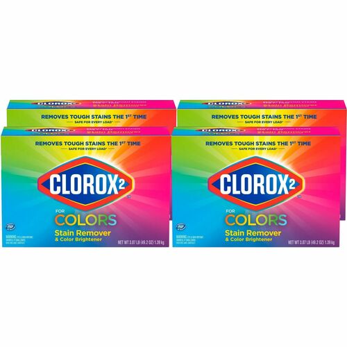 Clorox Company  Stain Remover and Color Booster, Powder, 49.2 oz, 4/CT, NA