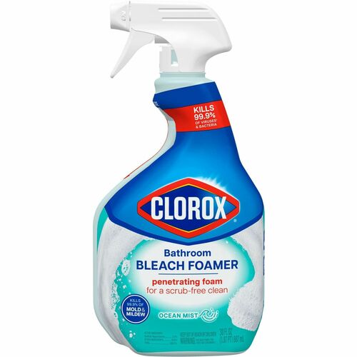 Clorox Company  Bathroom Bleach, Foamer, Spray Bottle, 30 fl oz, Clear