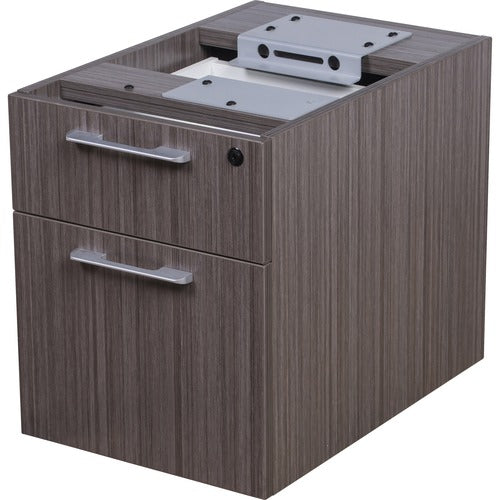 Boss Office Products  Pedestal, B/F, 15-1/2"Wx22-4/5"Lx19"H, Driftwood