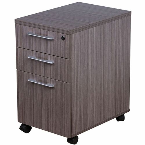 Boss Office Products  Pedestal, B/B/F, 15-4/5"Wx22"Lx26-4/5"H, Driftwood