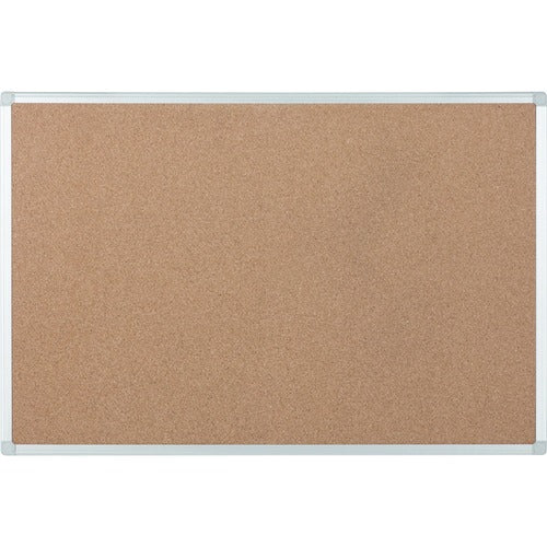 Bi-silque  Bulletin Board, Cork, 18"Wx24"Lx1/2"H, Multi