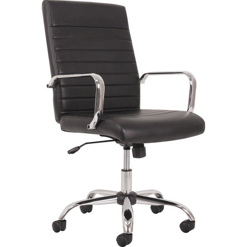HON  Executive Chair,Hi-back,Leather,25-3/5"x25-3/5"x40-7/10",BK