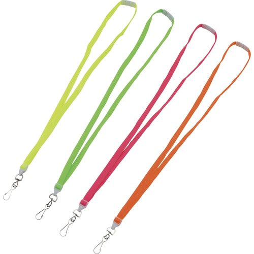 Advantus Corp.  Lanyard, Breakaway, 1/2"Wx36"L, 12/PK, Neon Pink