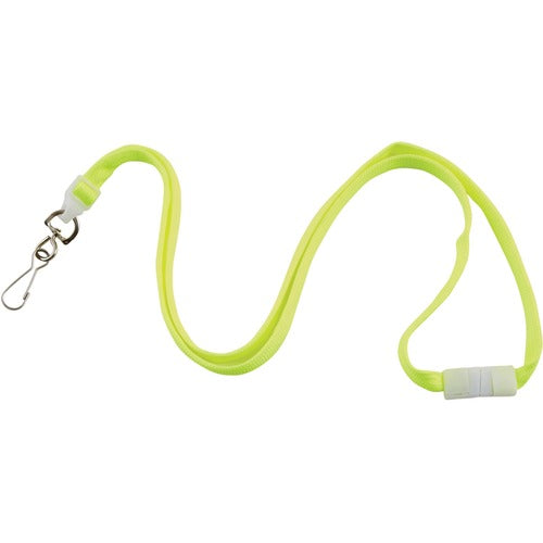 Advantus Corp.  Lanyard, Breakaway, 1/2"Wx36"L, 12/PK, Neon Yellow