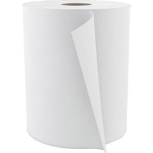 Cascades  Paper Towel Roll, 1-ply, 600', 12/CT, White