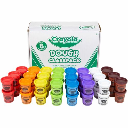 Crayola  Modeling Dough, Classpack, 144 oz, 48/BX, Assorted